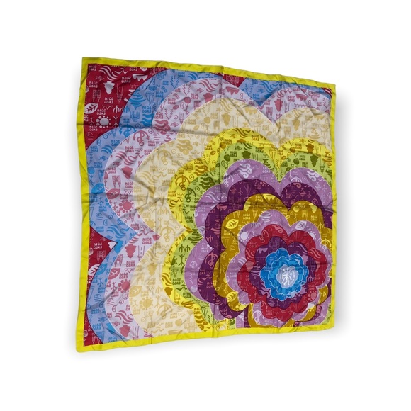 Expo 2014 Colourful Square Silk Scarf - Picture 14 of 17